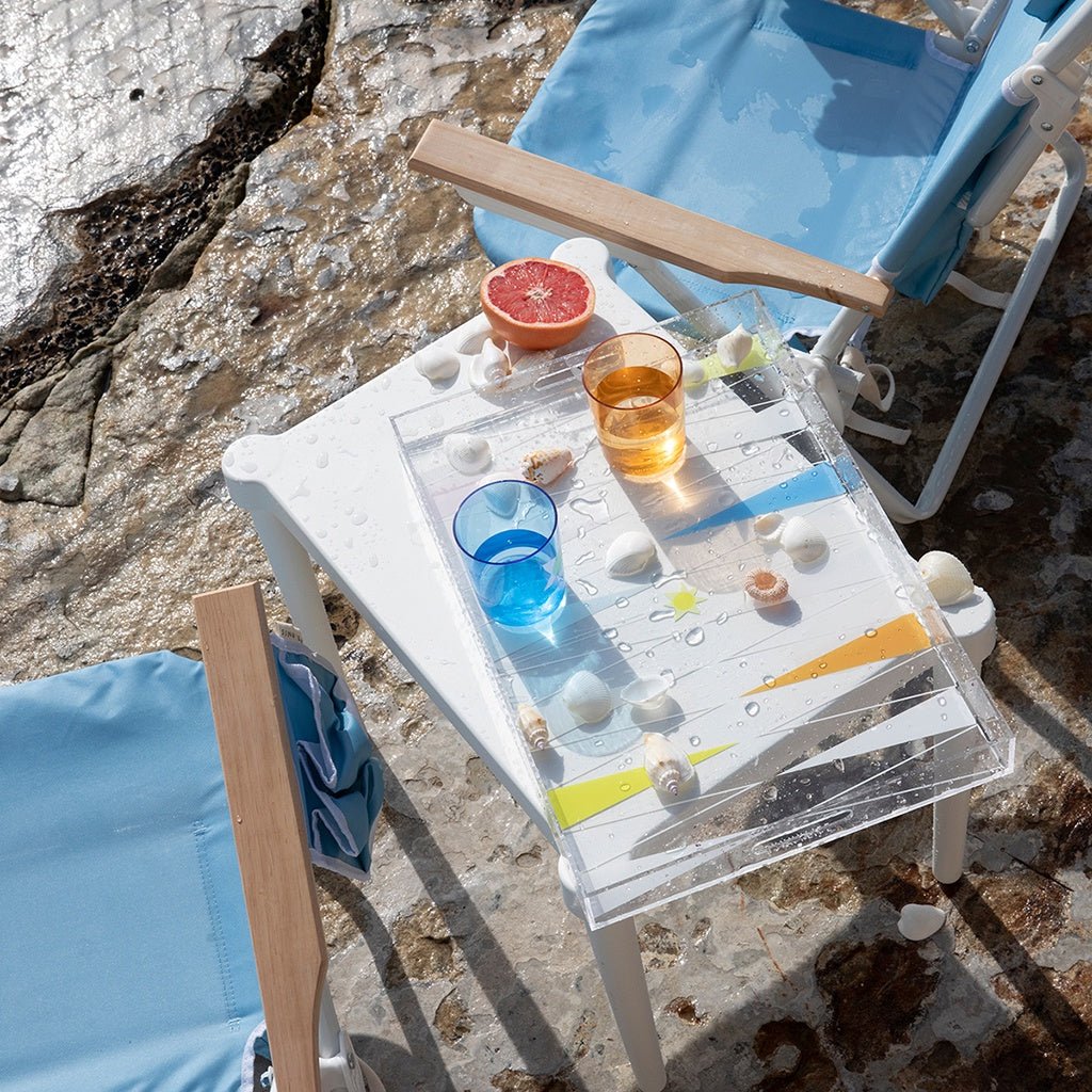 SunnyLife | Poolside Highball Tumbler Utopia Multi Set of 4 - Cove. Beach Essentials