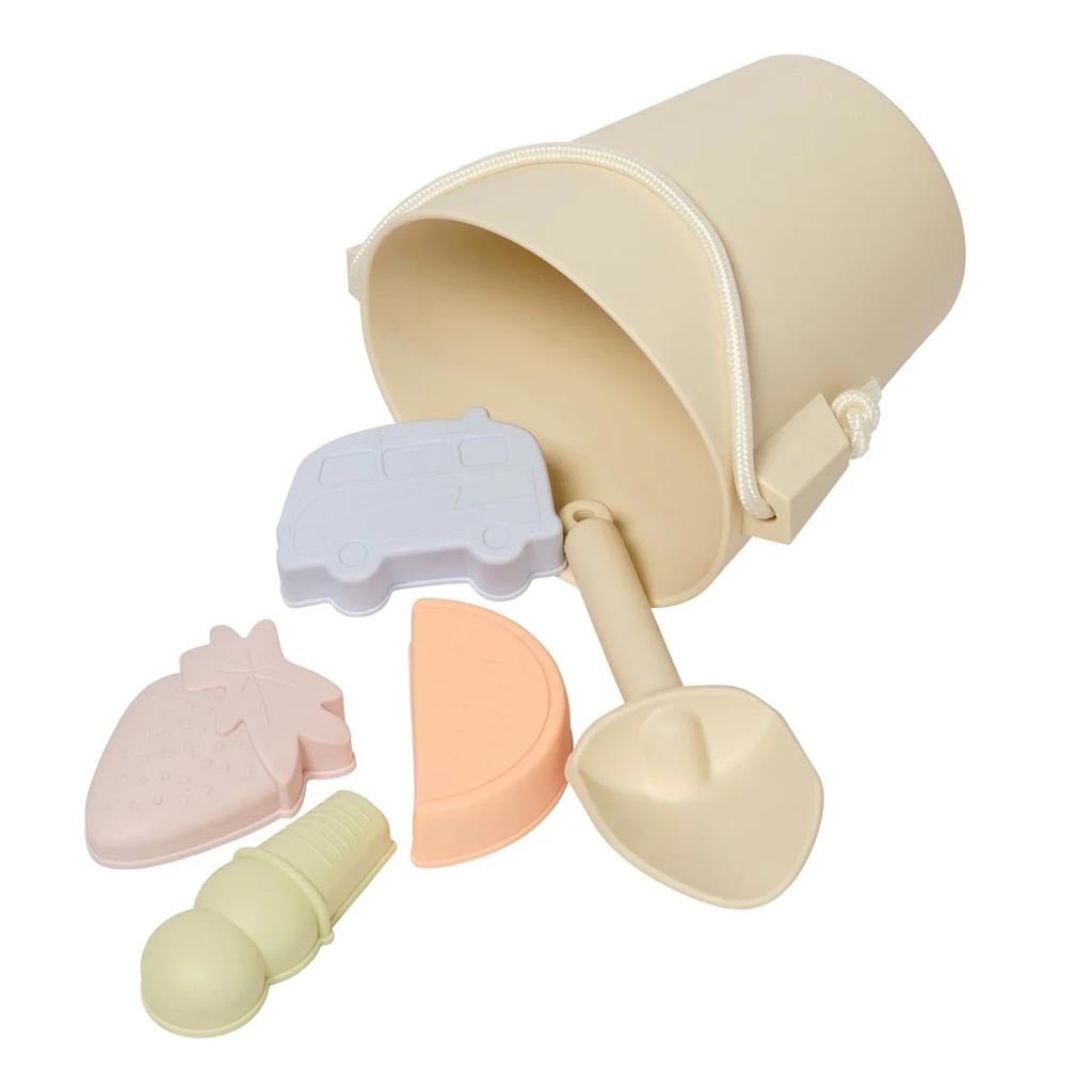 SunnyLife | Silicone Bucket & Spade Set Apple Sorbet Multi - Cove. Beach Essentials