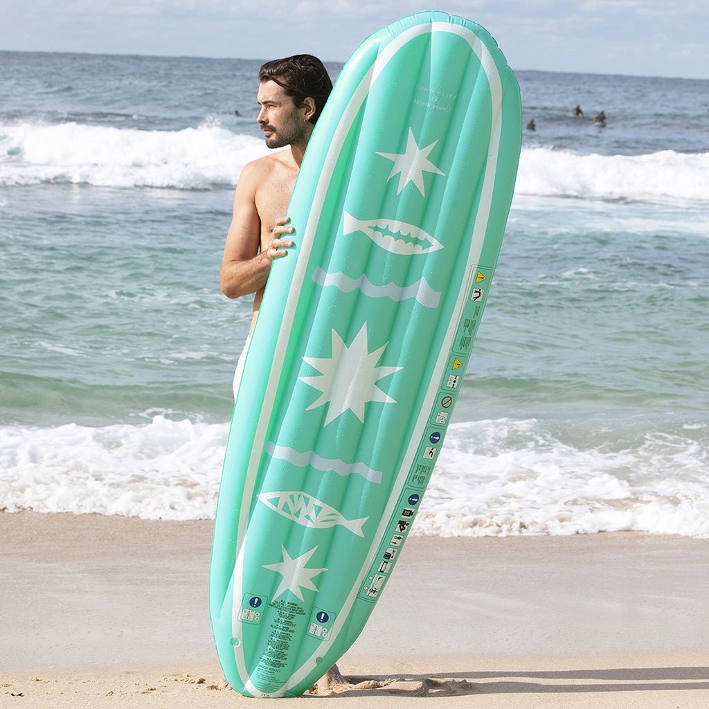 SunnyLife | Surfboard De Playa Esmeralda - Cove. Beach Essentials