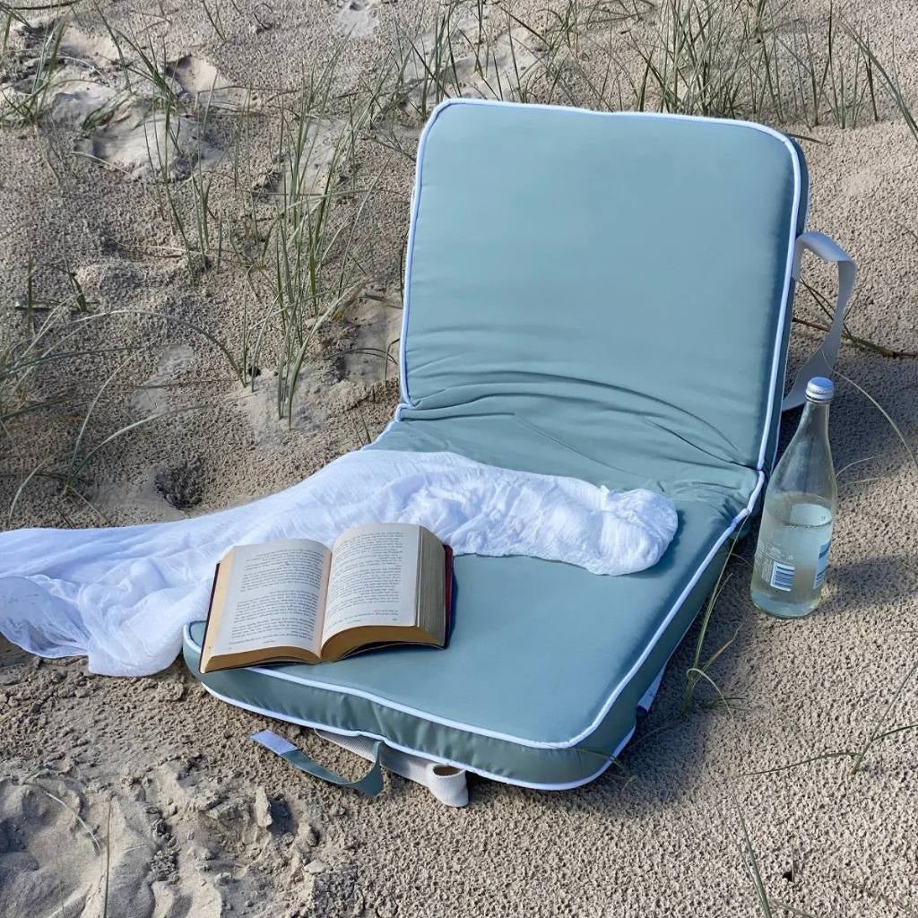 Sunnylife Take Anywhere folding chair in Sea Sage