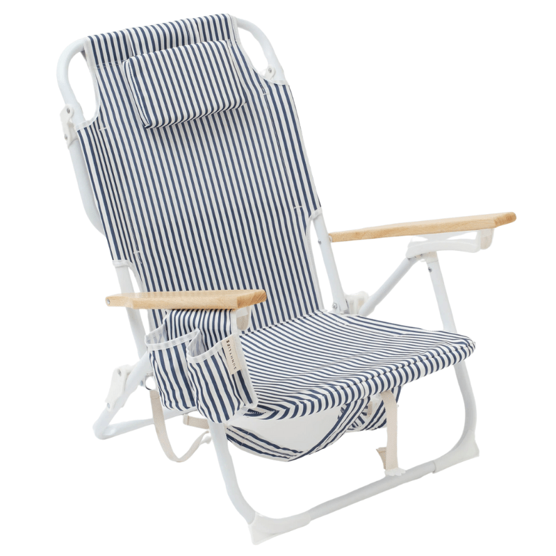 SunnyLife | The Resort Luxe Beach Chair Coastal Blue - Cove. Beach Essentials