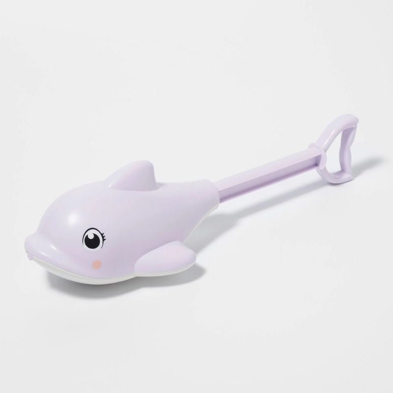 Sunnylife dolphin water squirter toy in pastel lilac