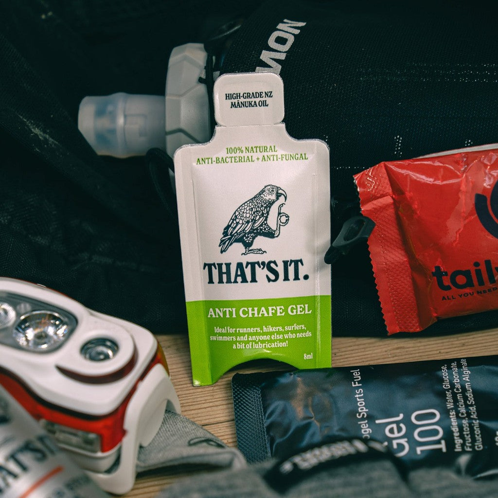 That's It Anti Chafe Gel 8 ml sachet with running kit