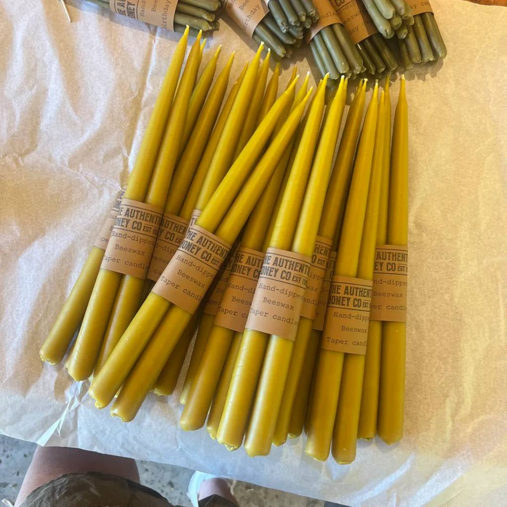 Authentic Honey Co. | Dinner Taper Set - Natural