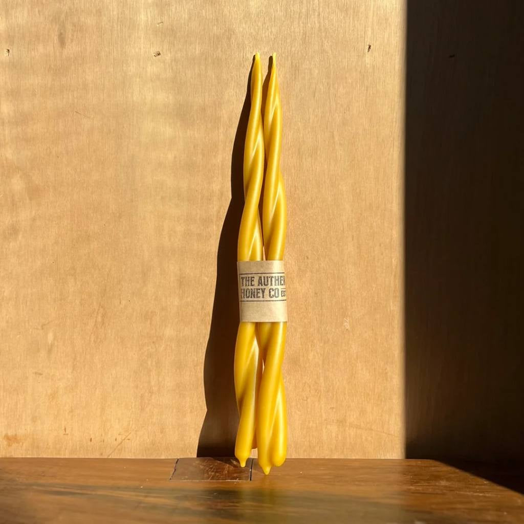 Authentic Honey Co. | Twist Candle Sets - Natural