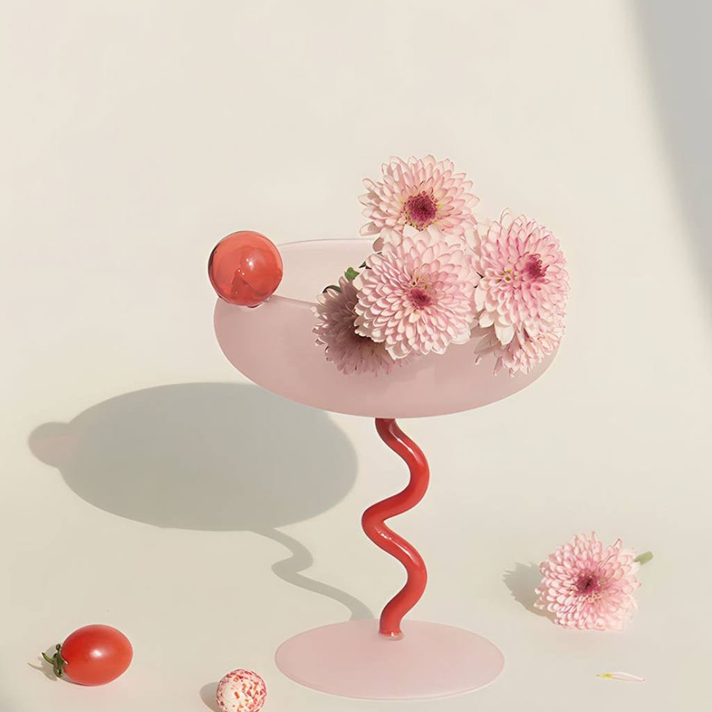 TUTU | Lollipop Coupe Glass - Pink - Cove. Beach Essentials