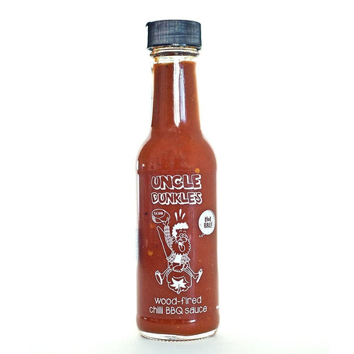 Uncle Dunkle's HOT Wood-Fired Chilli BBQ Sauce (Chipotle Style) - Cove. Beach Essentials