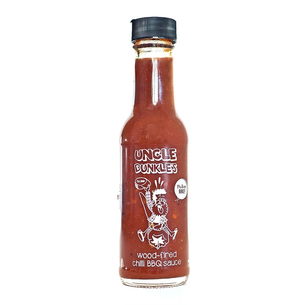 Uncle Dunkle's MEDIUM Wood-Fired Chilli BBQ Sauce (Chipotle Style) - Cove. Beach Essentials