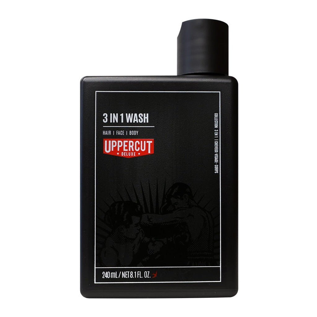 Uppercut Deluxe Matte Pomade & 3 in 1 Wash Duo - Cove. Beach Essentials