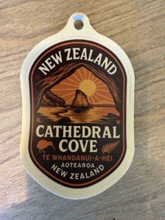 VAF | Cathedral Cove Sticker - Cove. Beach Essentials