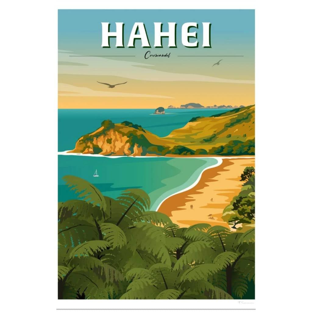 Viva | A4 Hahei Print In Display Sleeve - Cove. Beach Essentials