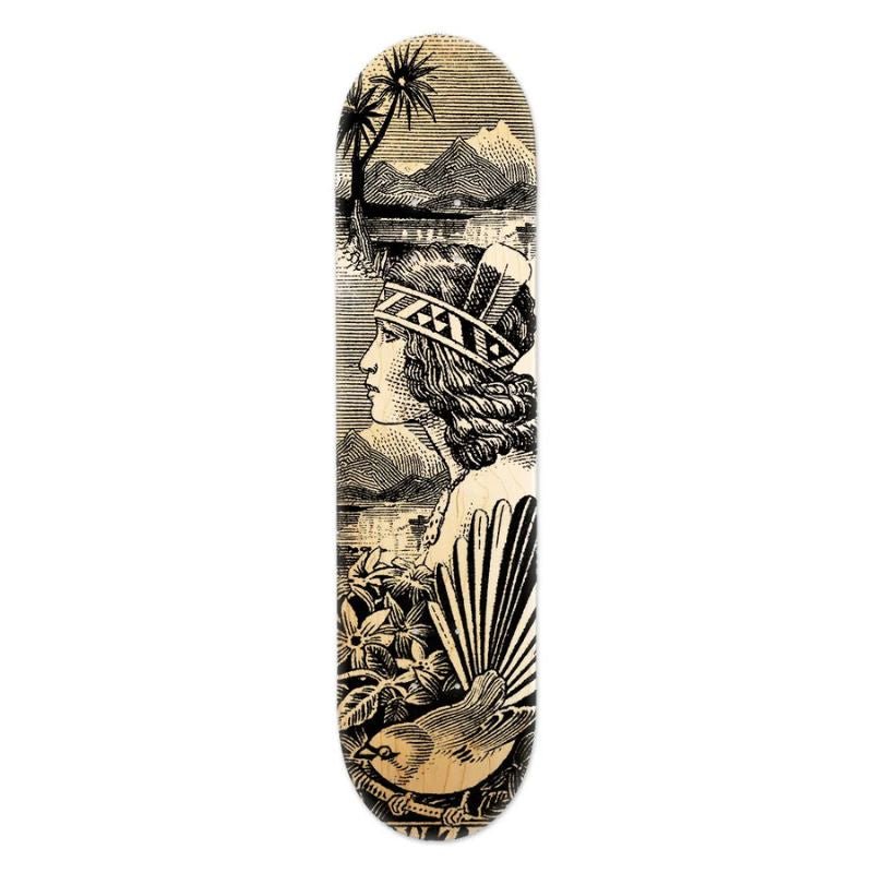 Wahine Stamp Skateboard Deck - Cove. Beach Essentials
