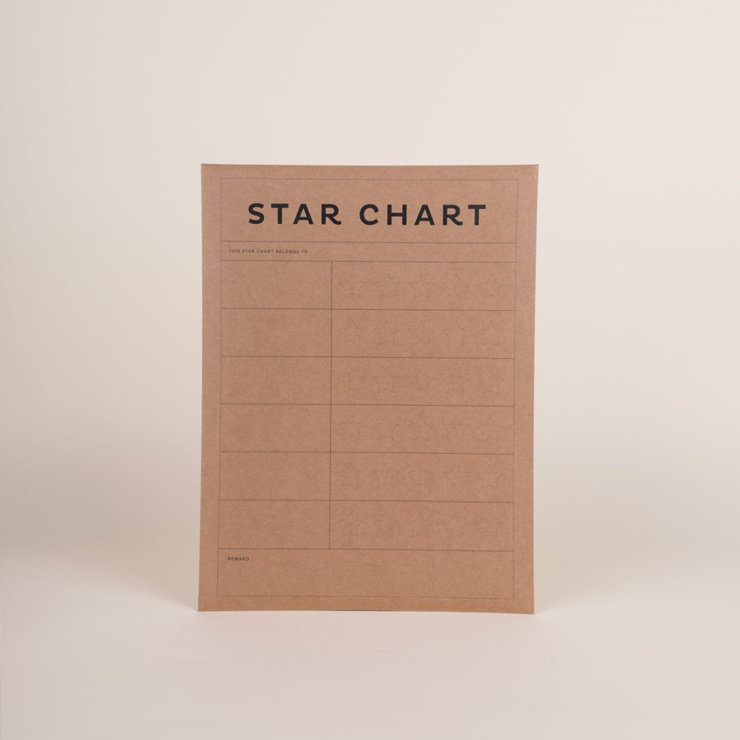 Father Rabbit Stationery | A4 Star Chart