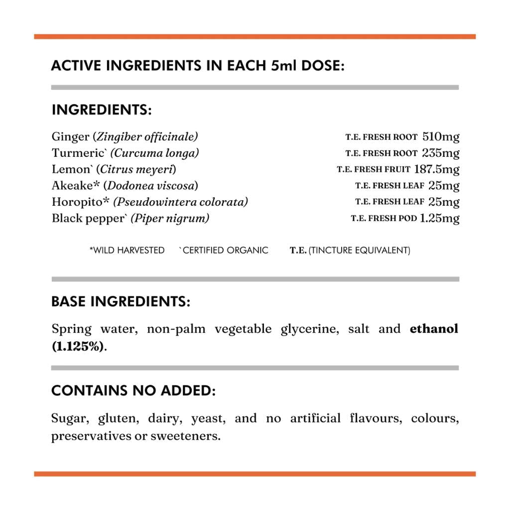 Wild Dispensary | Anti Flam Tonic 200ml - Cove. Beach Essentials