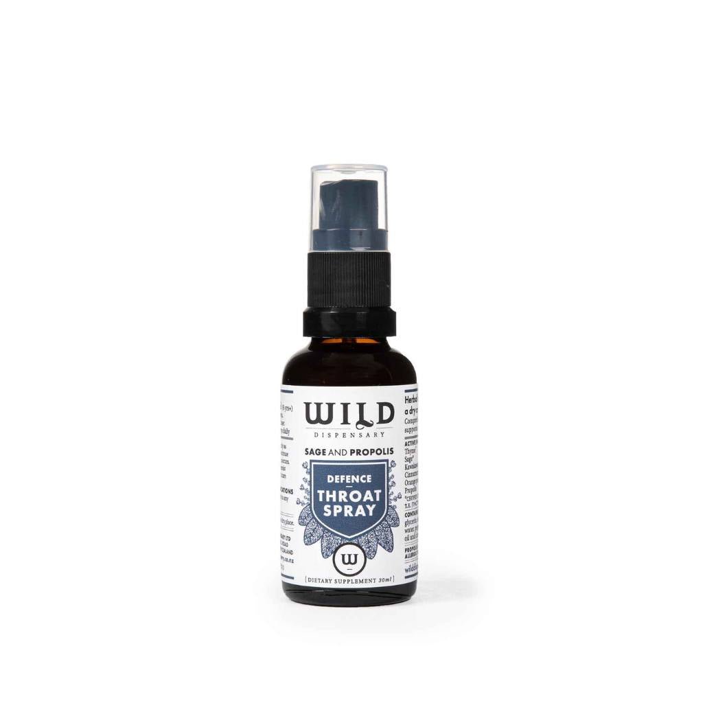 Wild Dispensary | Throat Spray 30ml - Cove. Beach Essentials