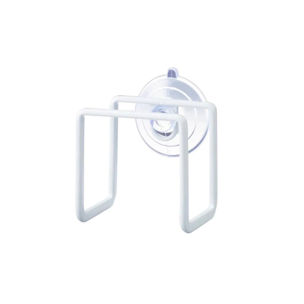 Yamazaki | Tower Sponge Holder With Suction Cup White - Cove. Beach Essentials