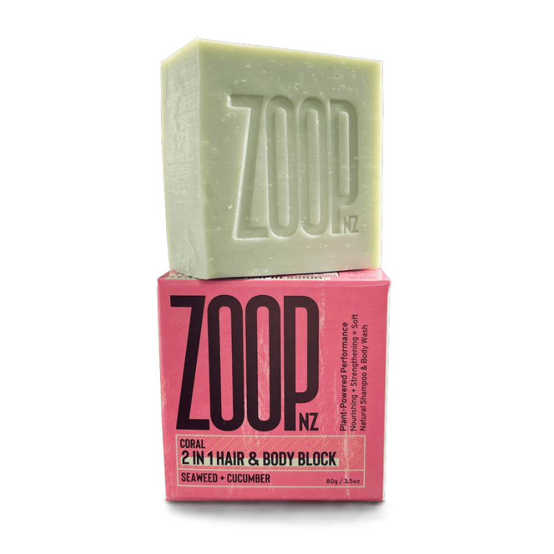 ZOOP | 2 in 1 Coral Hair &amp; Body Shampoo Bars - Cove. Beach Essentials
