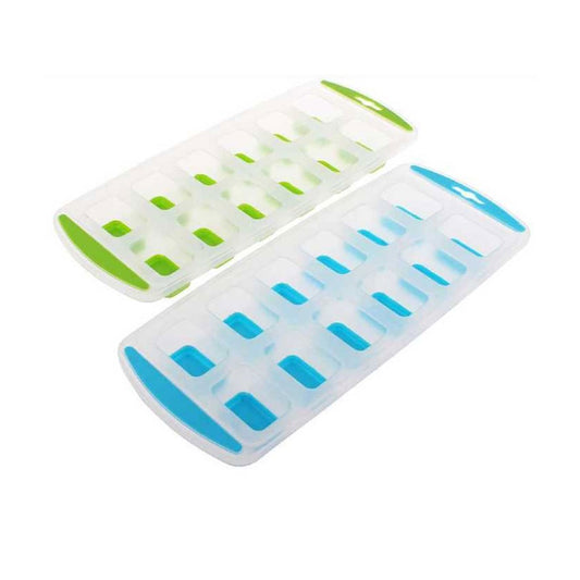 Appetito Easy Release 12 Cube Rectangular Ice Tray Set