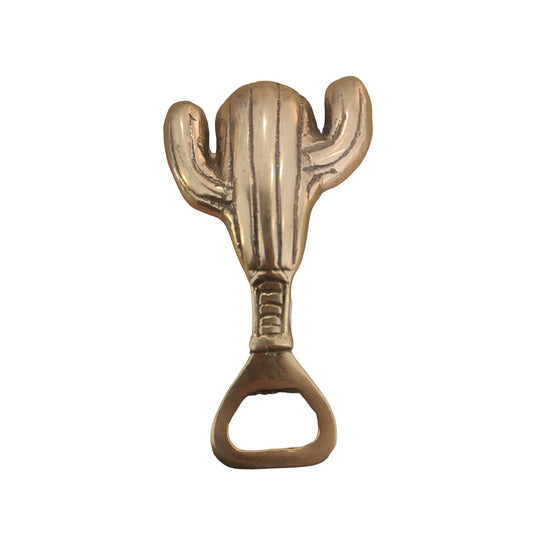 Cove. Brass Bottle Opener - Cactus