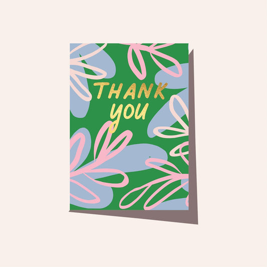 Elm Paper Card Foliage Thank You