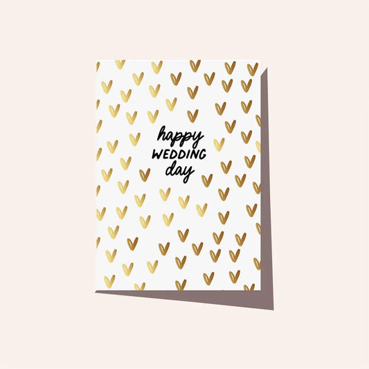Elm Paper Card Wedding Day Hearts
