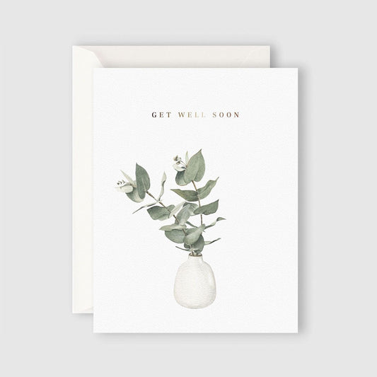 Father Rabbit Stationery Card | Eucalyptus Get Well Soon