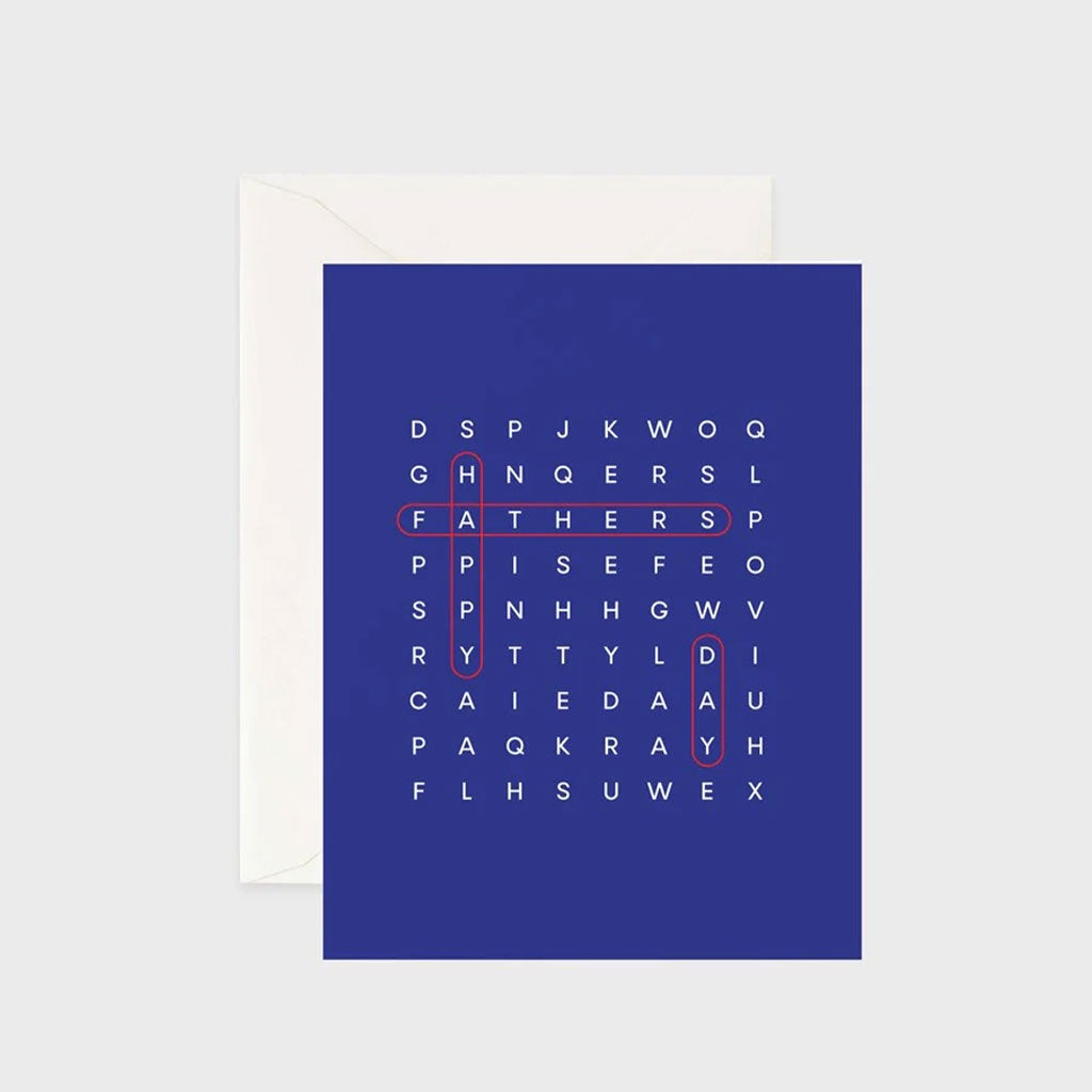 Father's Day Card - Word Search
