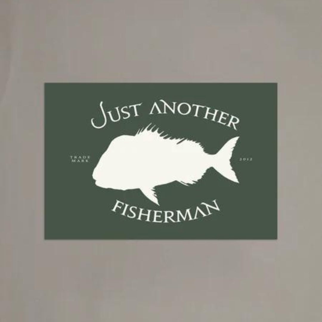 Just Another Fisherman | Snapper Logo Sticker – Green
