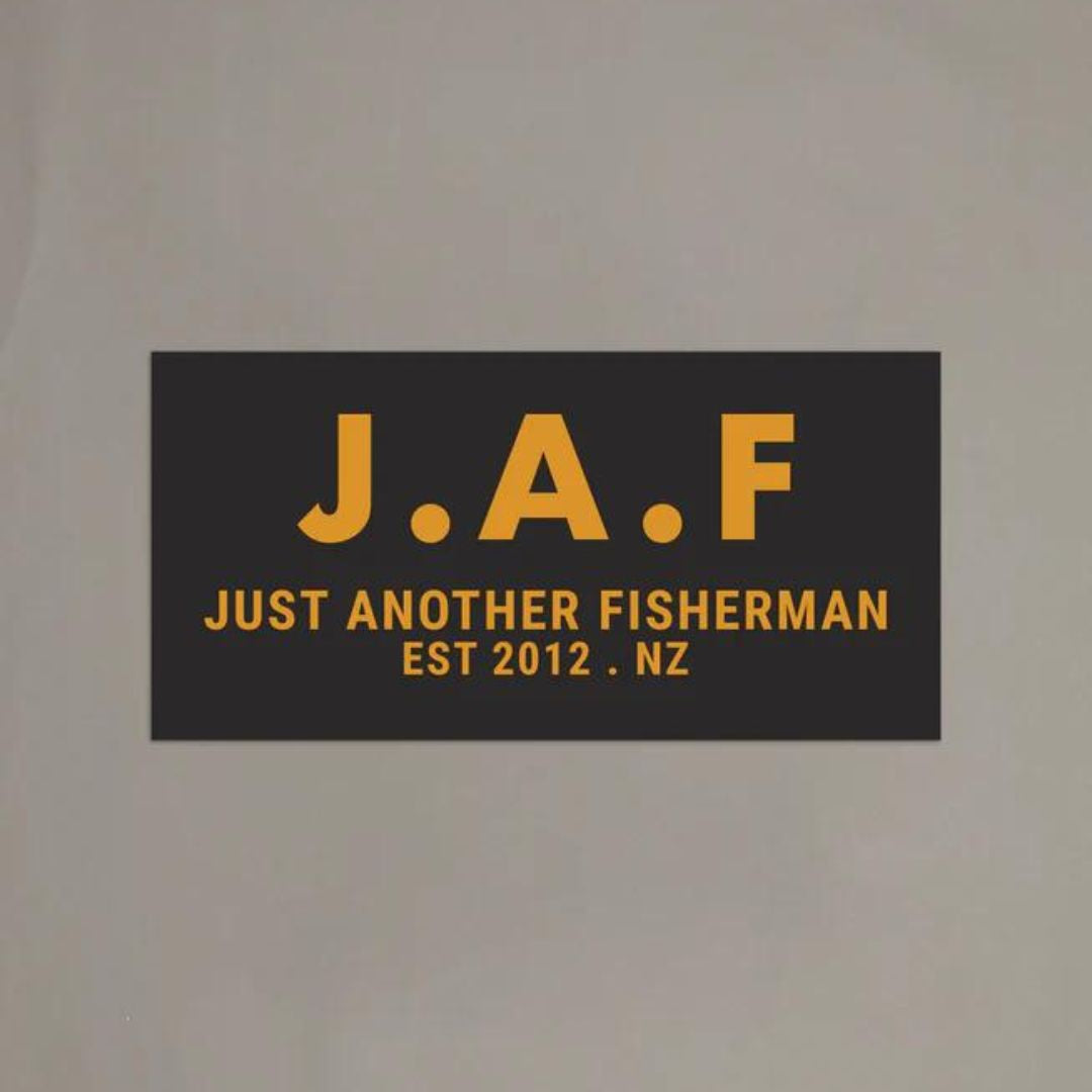 Just Another Fisherman | J.A.F Sticker - Charcoal