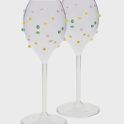 Kip & Co | Smartie Partie Champagne Glass 2P Set