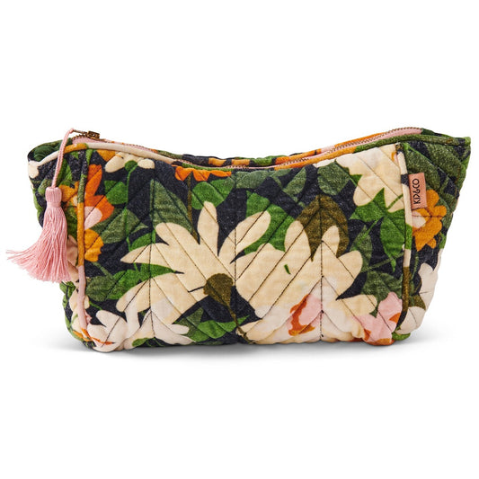 Kip & Co Dreamy Floral Velvet Toiletry Bag