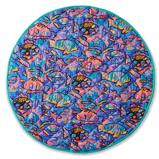 Kip & Co X Ken Done Tropical Fish Quilted Play Mat