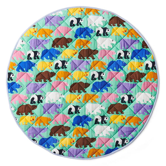 Kip & Co Can't Bear It Organic Cotton Quilted Baby Play Mat