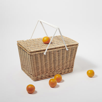 SunnyLife Large Picnic Cooler Basket Natural