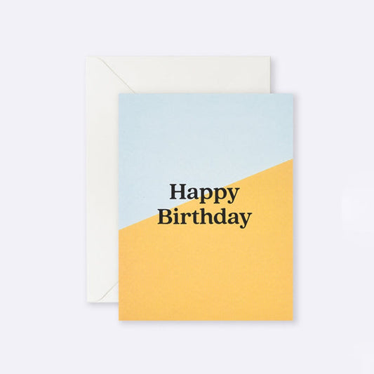 Lettuce | Card | Happy Birthday Yellow Angle