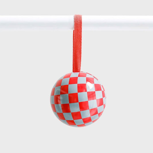 Lettuce Bauble Decoration - Red Checkers