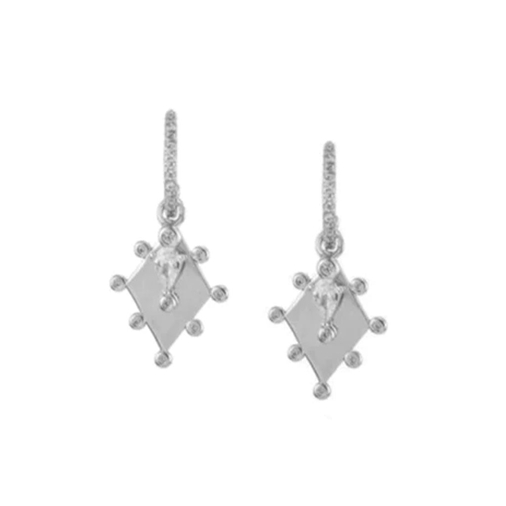 Lindi Kingi Into the Light Goddess Earrings Silver