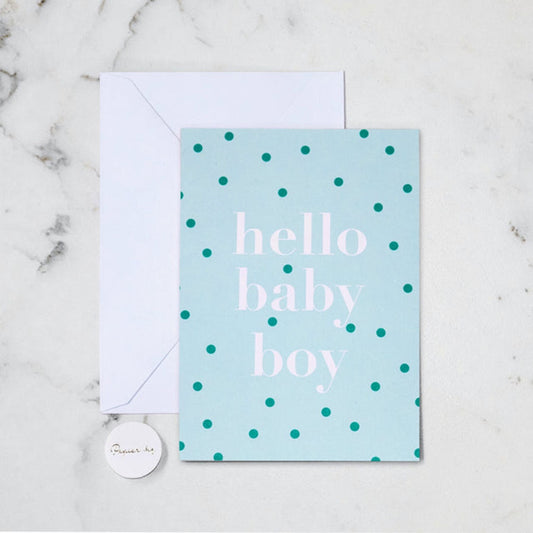 Papier HQ Greeting Card - Hello Baby Boy