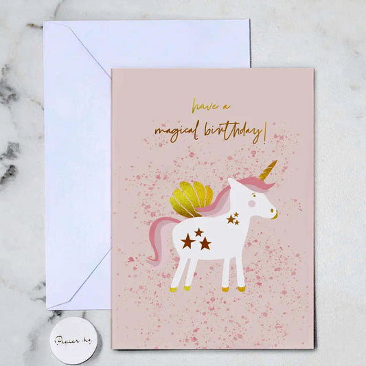 Papier HQ Magical Birthday Greeting Card