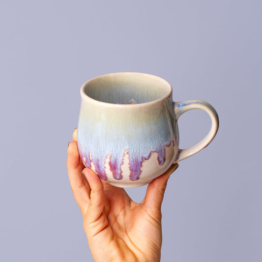 Pottery for the Planet Belly Mug Angelic 12oz (M)