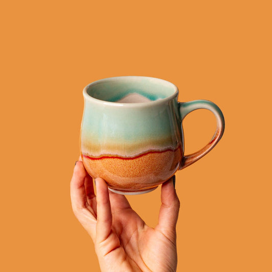 Pottery for the Planet Belly Mug Coral Dreaming 12oz (M)