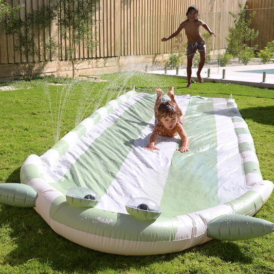 SunnyLife Slip And Slide Shark Tribe Khaki