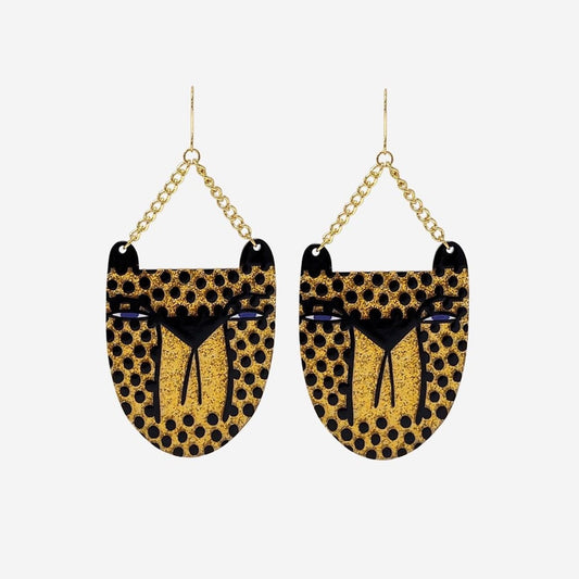 Studio Soph | Earrings - Cheetah - Gold