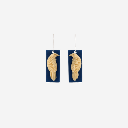 Tania Tupu Earrings - Tui - Short - Navy